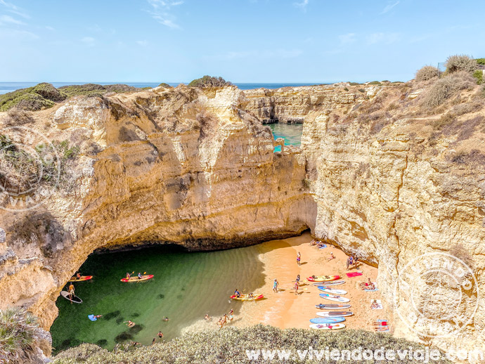 Playa Secreta en el Algarve