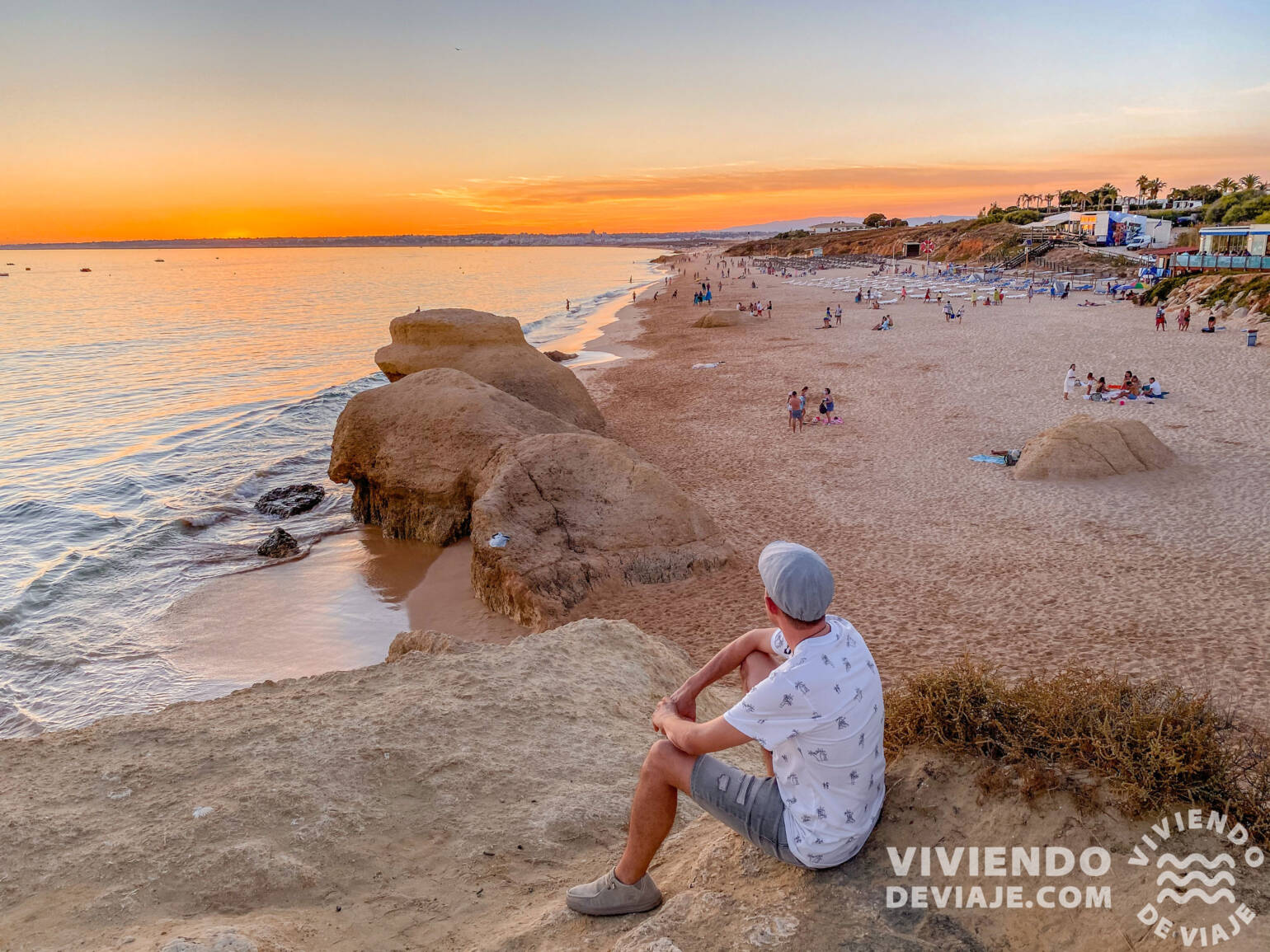 Atardecer en praia da Galé