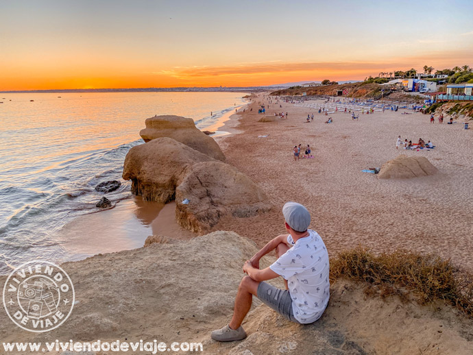 Atardecer en Praia da Gale