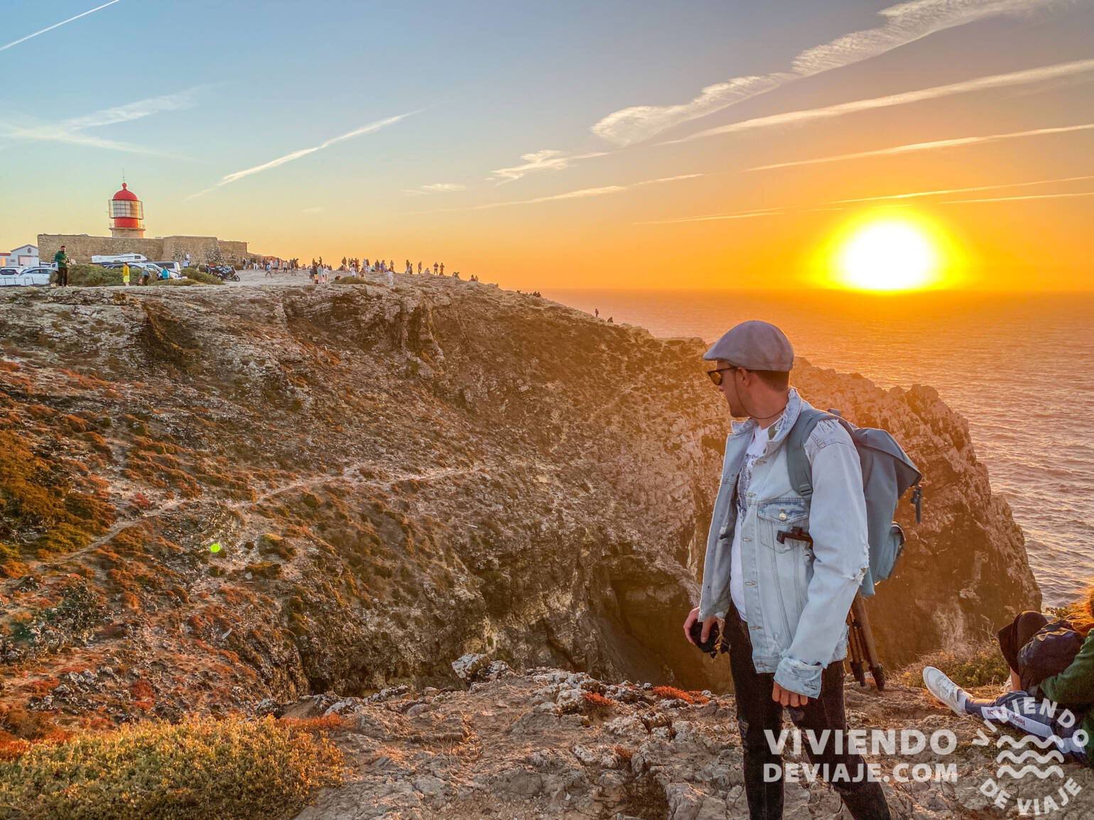 Atardecer en el Cabo de San Vicente