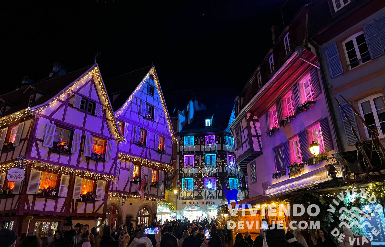 Iluminaciones de Colmar - Alsacia en Navidad