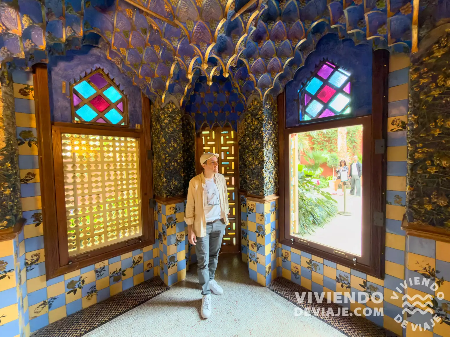 Interior de la Casa Vicens en Barcelona