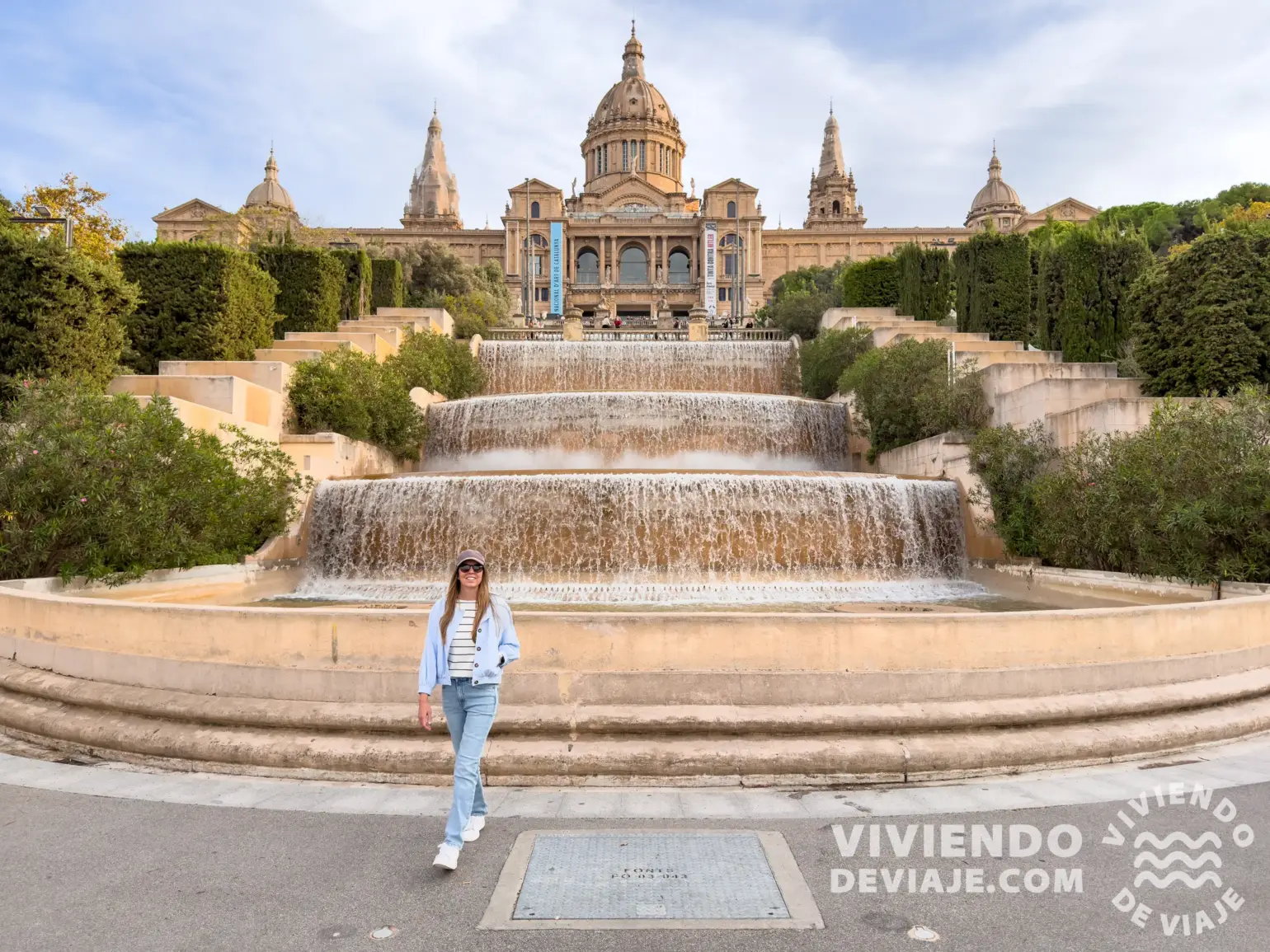 Museo Nacional de Arte de Cataluña al fondo