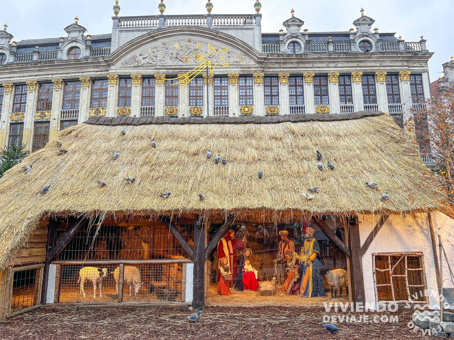 Belén de la Grand Place de Bruselas