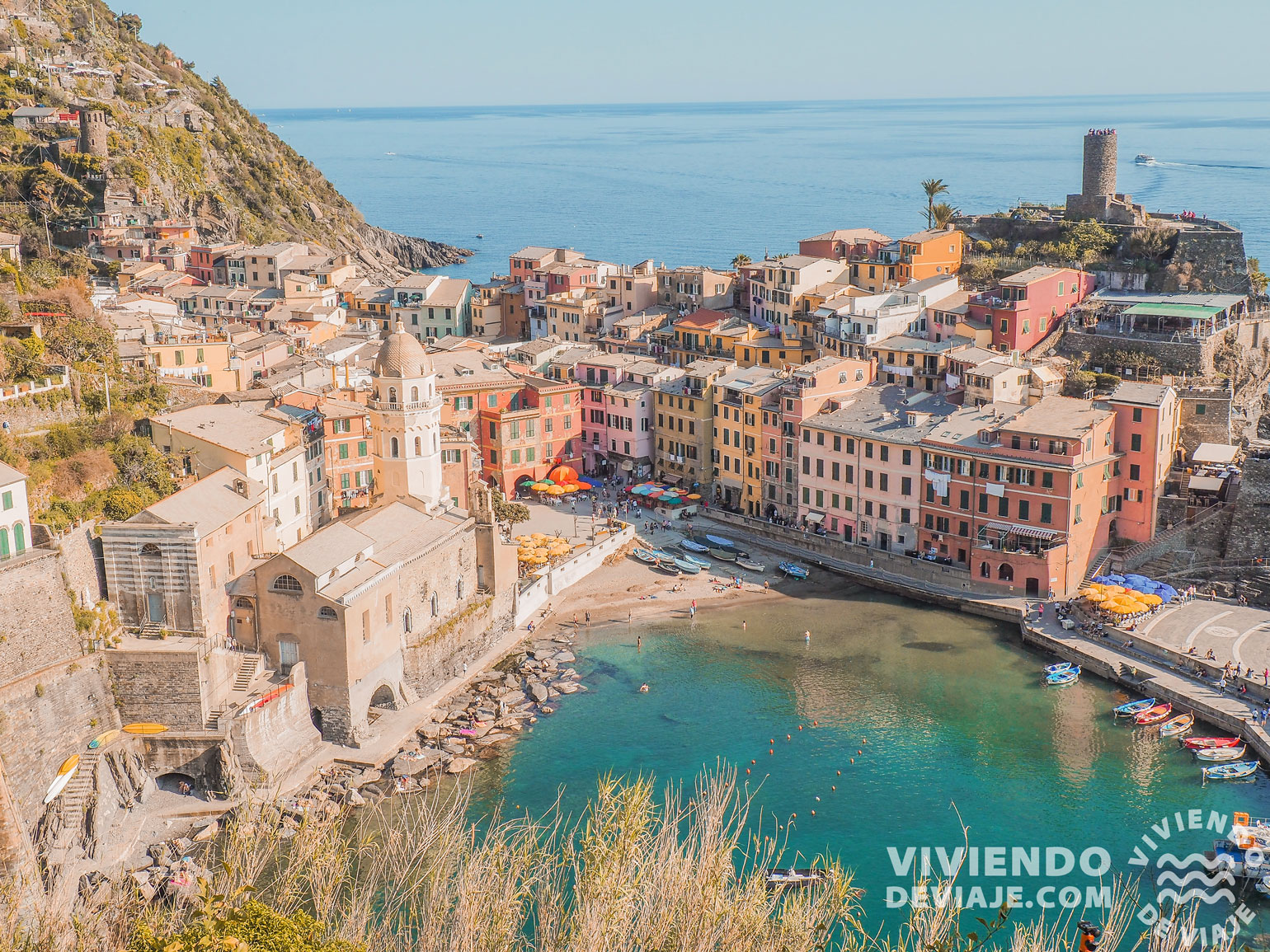 Viaje a Cinque Terre por libre, Vernazza