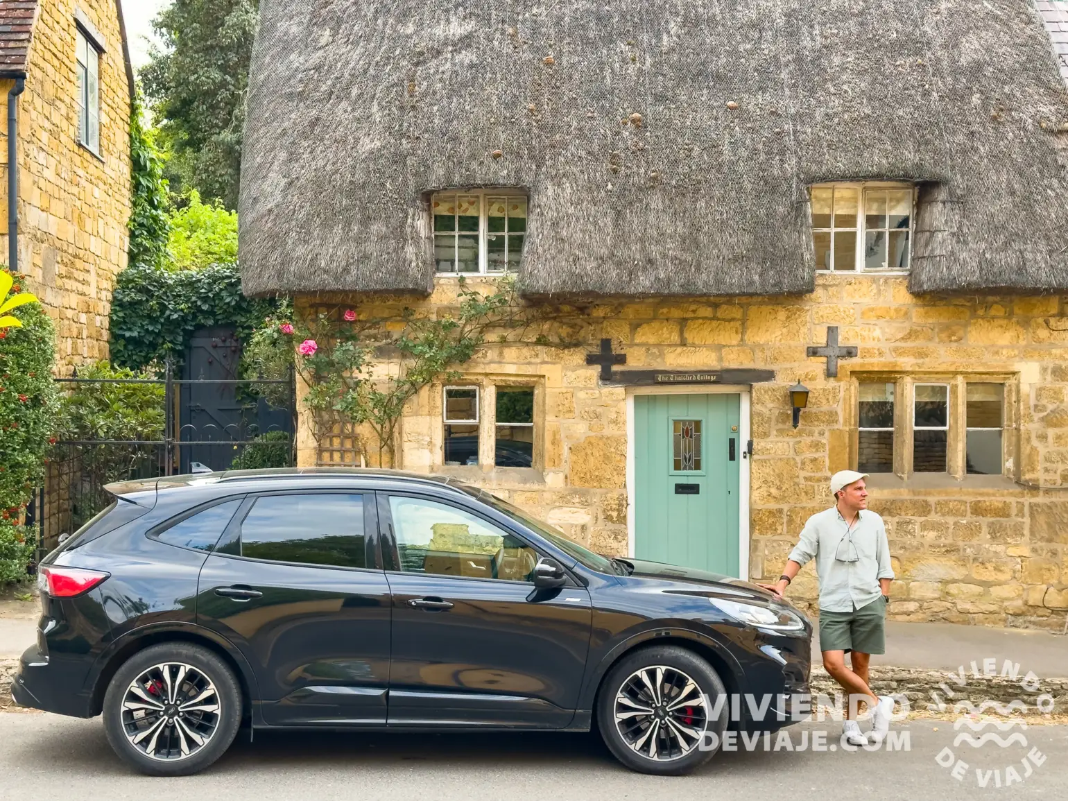 Coche de alquiler en la ruta por los Cotswolds
