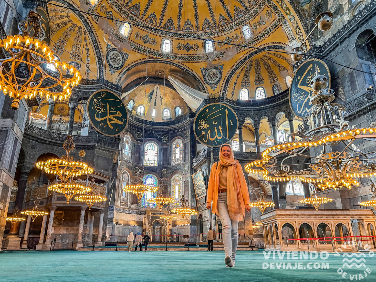 En el interior de Santa Sofia | Qué ver en Estambul en 3 días