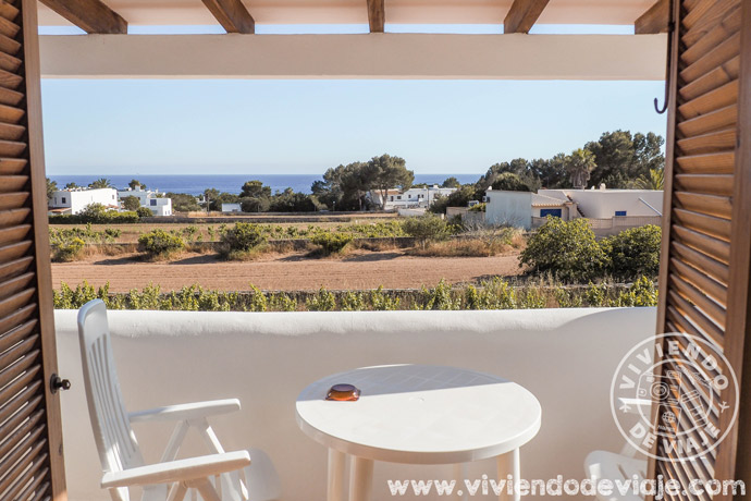 Vistas desde nuestro alojamiento en Formentera