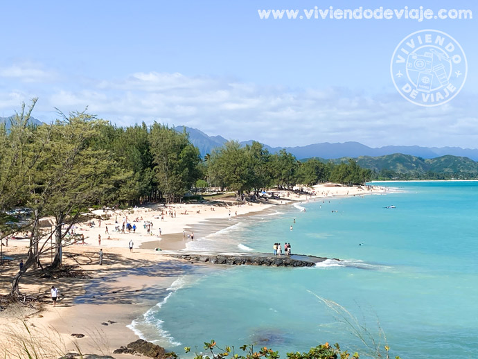 Playa de Kailua Beach, una de las más chulas que ver en Oahu