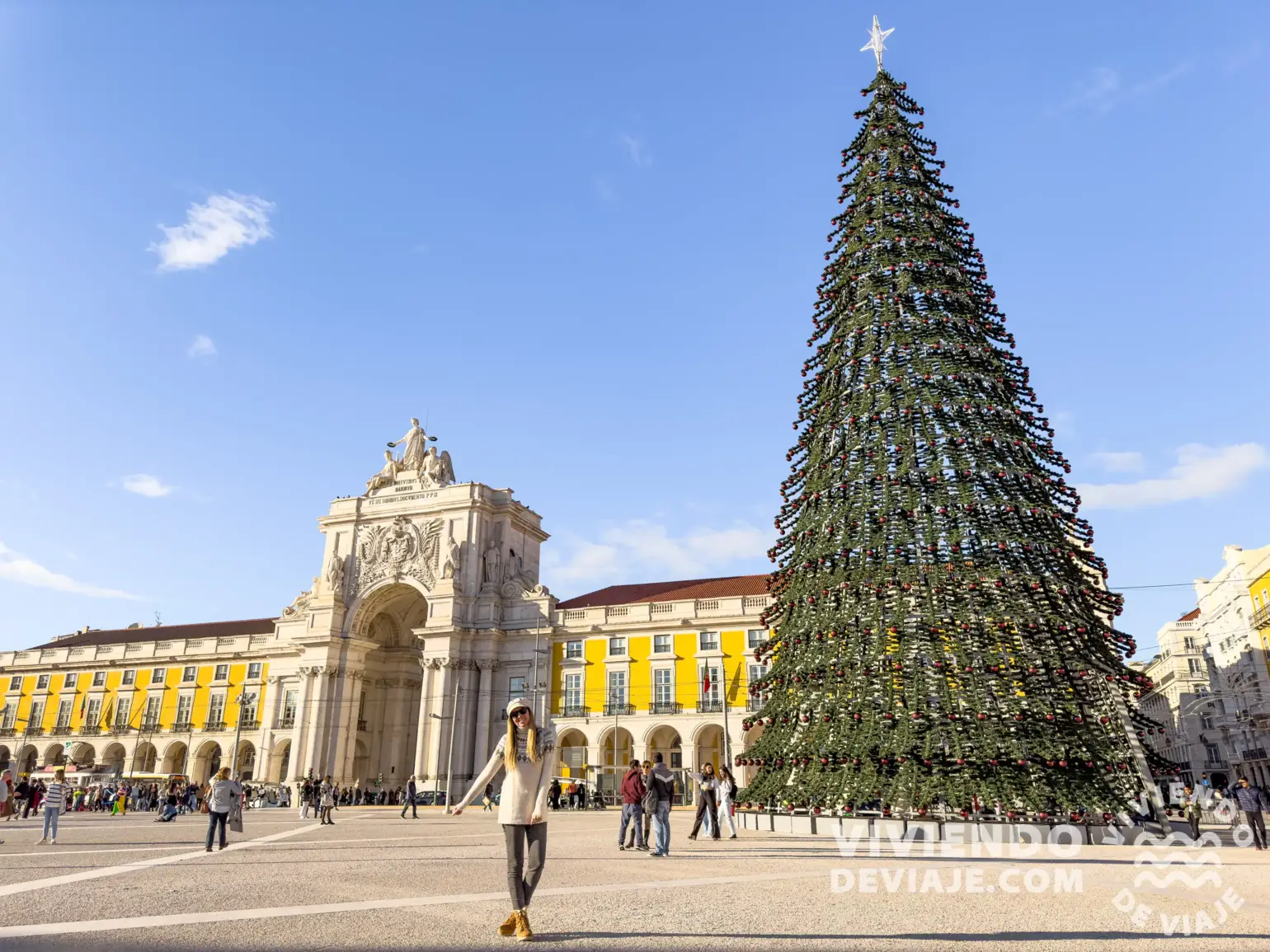 Árbol de Navidad de la Praça do Comércio