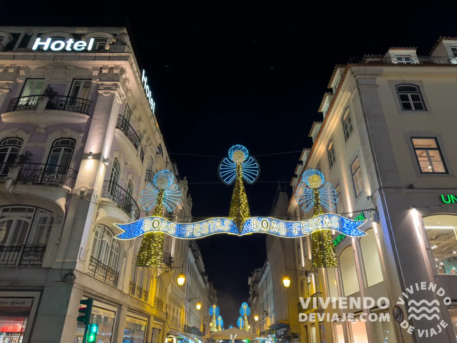 Rua Augusta en Navidad | Lisboa