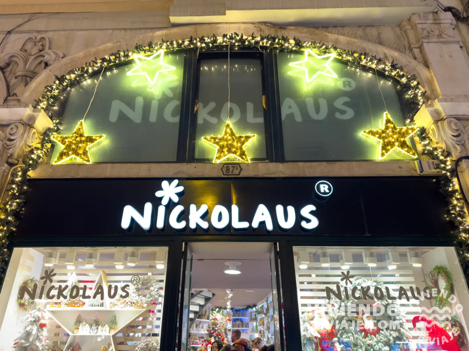 Tienda de Navidad de Nickolaus en Lisboa