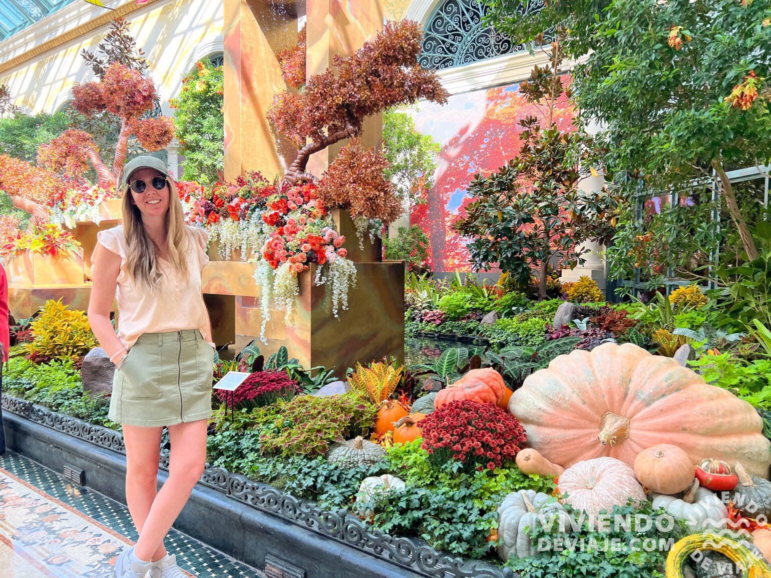 Jardín del hotel Bellagio en Las Vegas