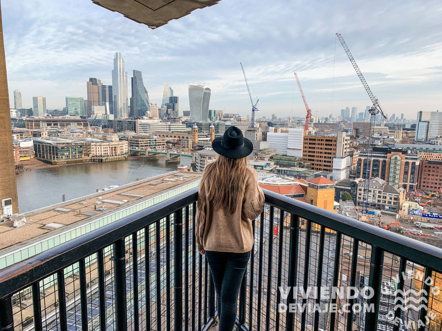 Vistas desde el Tate Museum en South Bank