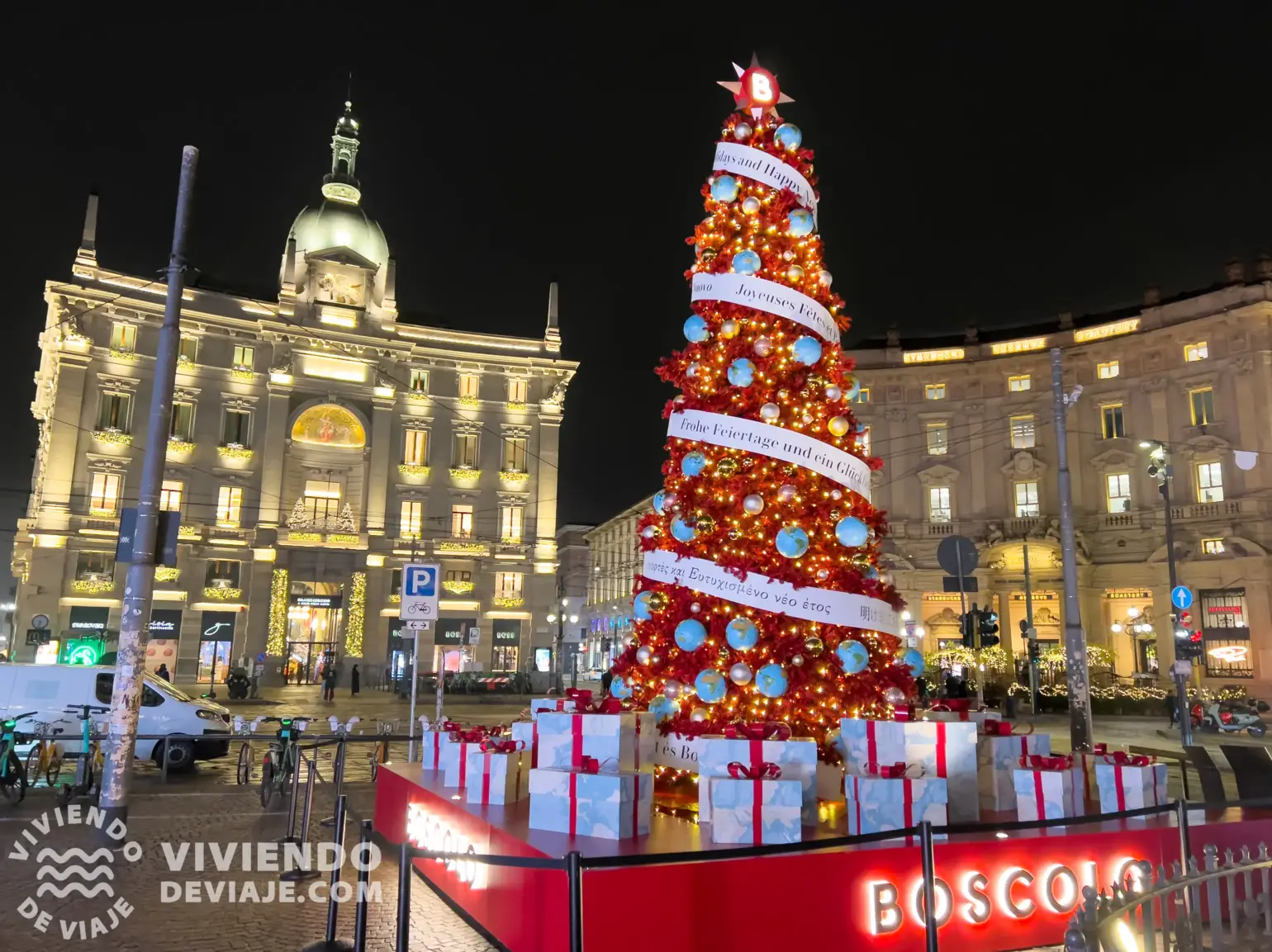 Árbol de Navidad de la Piazza Cordusio