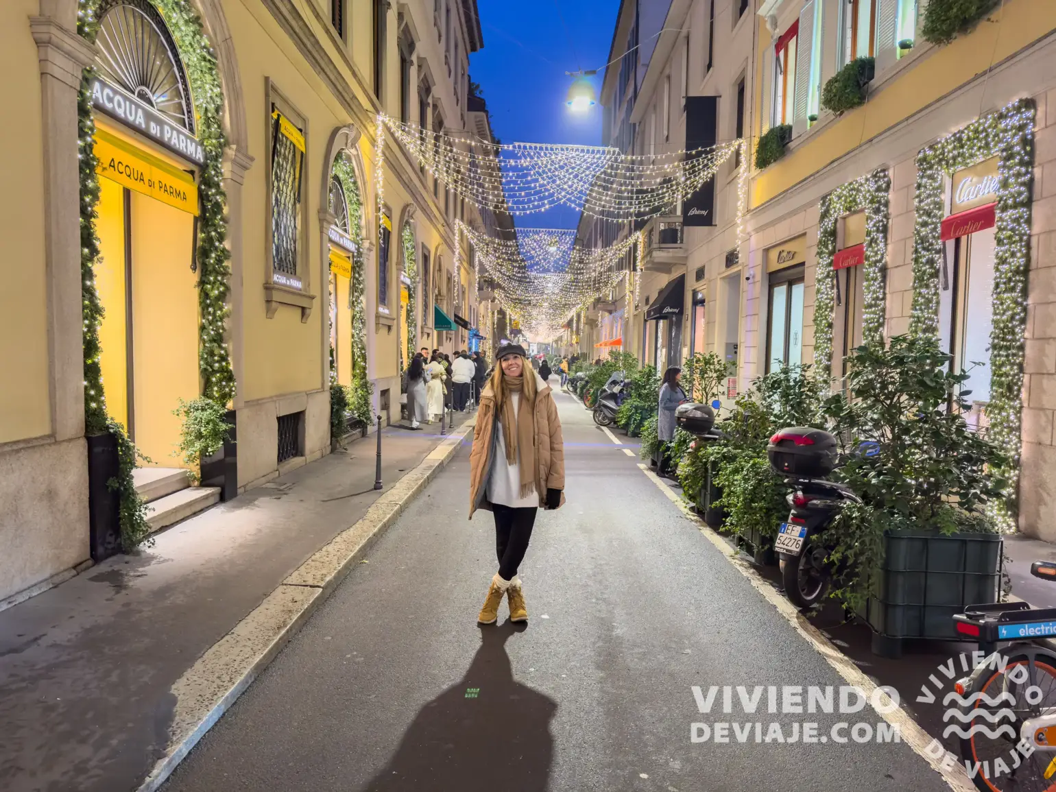 Ropa para viajar a Milán en Navidad