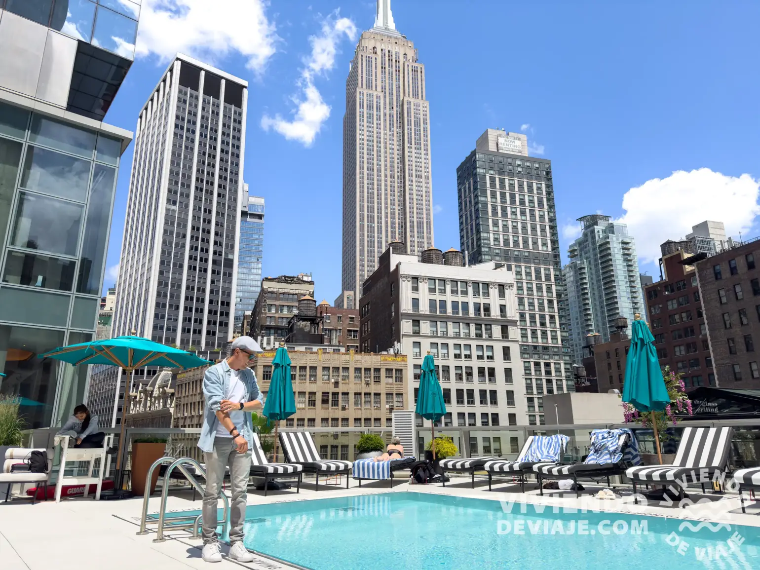 Piscina del Virgin Hotel | Alojamiento recomendado en Nueva York