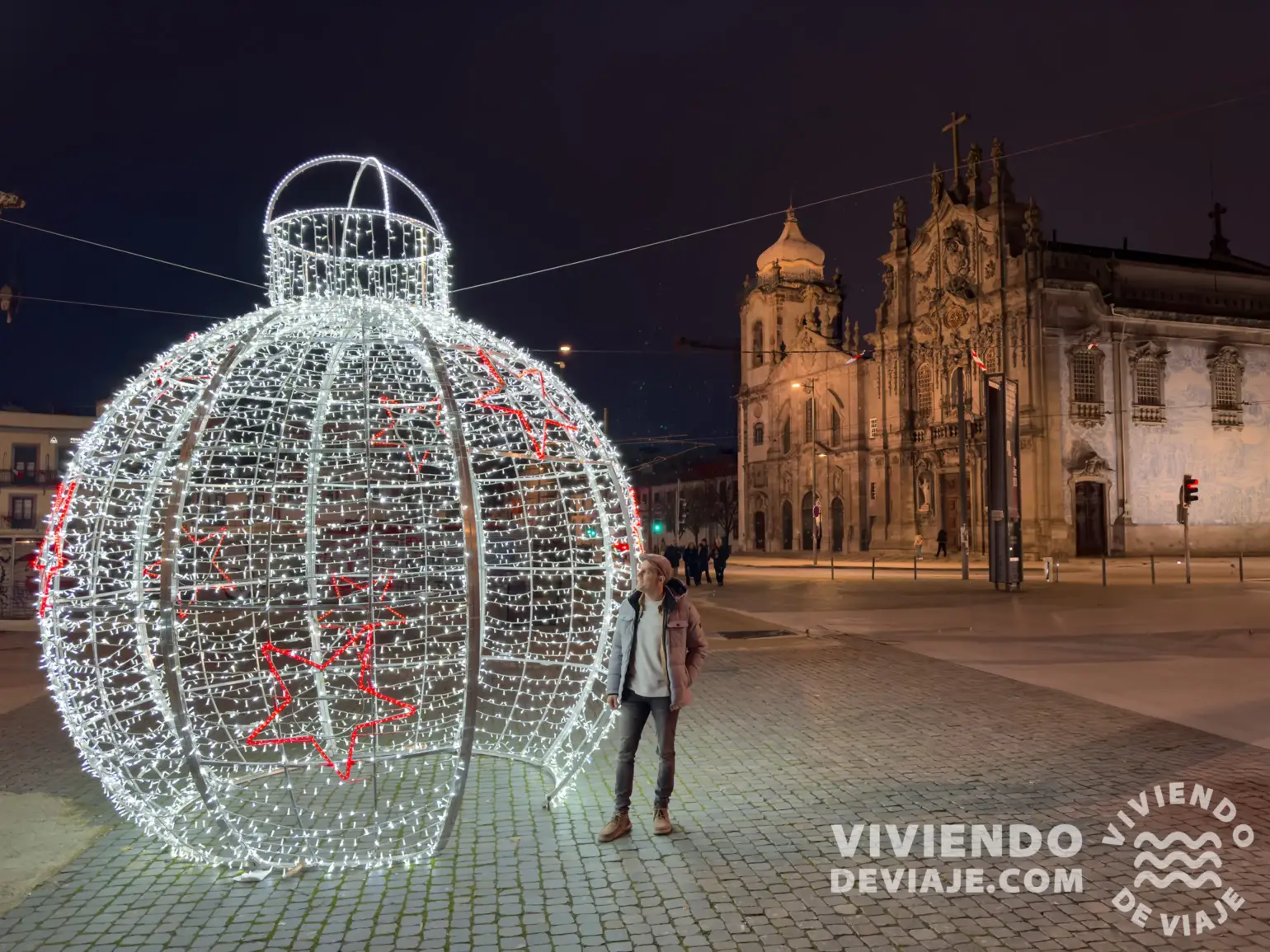 Iluminaciones navideñas de Oporto