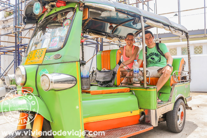 Tuk tuk en Tailandia