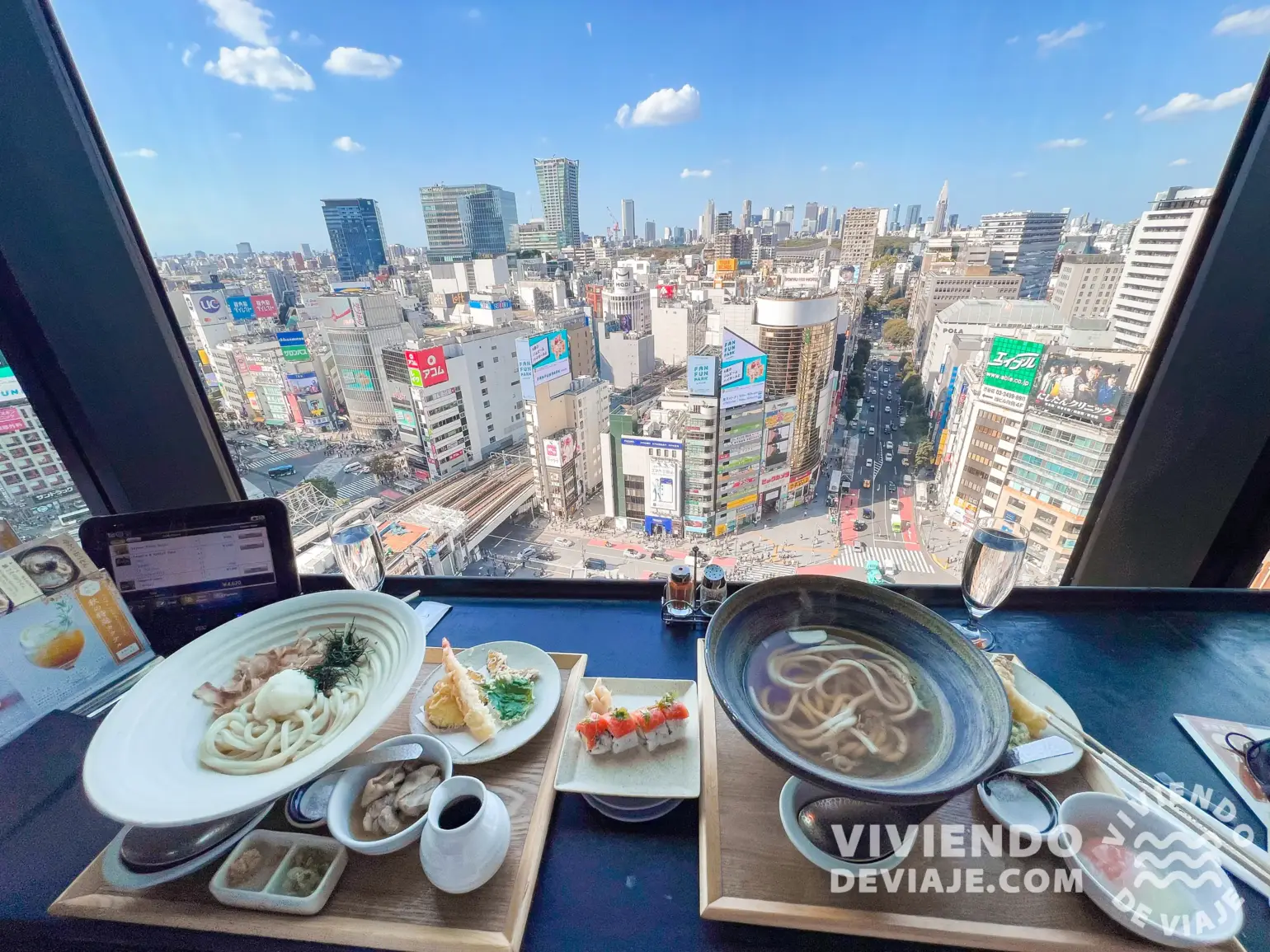 Restaurante Tsuru Ton Tan con vistas a Shibuya